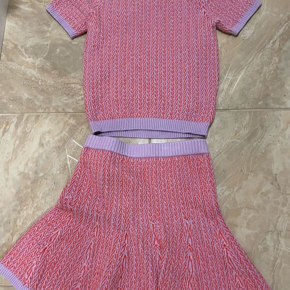 NWT Anthropologie Maeve Color-blocked knit set size M - Picture 6 of 14